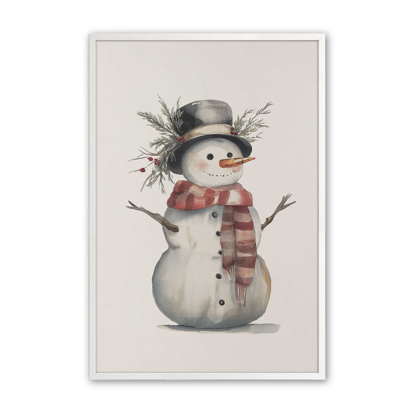 [Color:Opaque White], Picture of art in an Opaque White frame