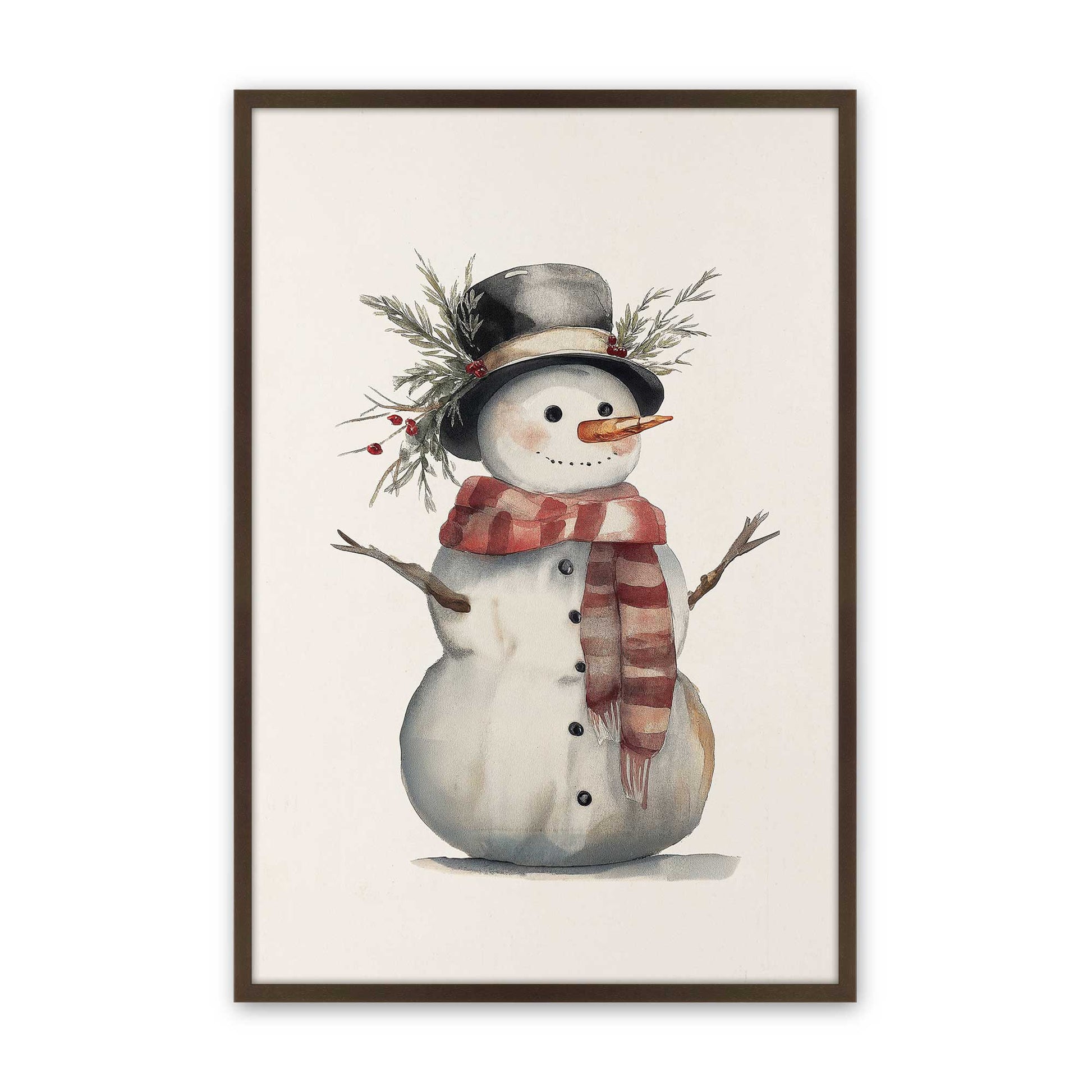 [Color:Belvinder Brown], Picture of art in a Belvinder Brown frame