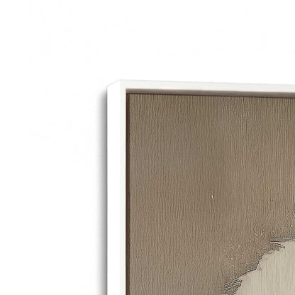 [Color:Opaque White], Picture of art in a White frame at an angle