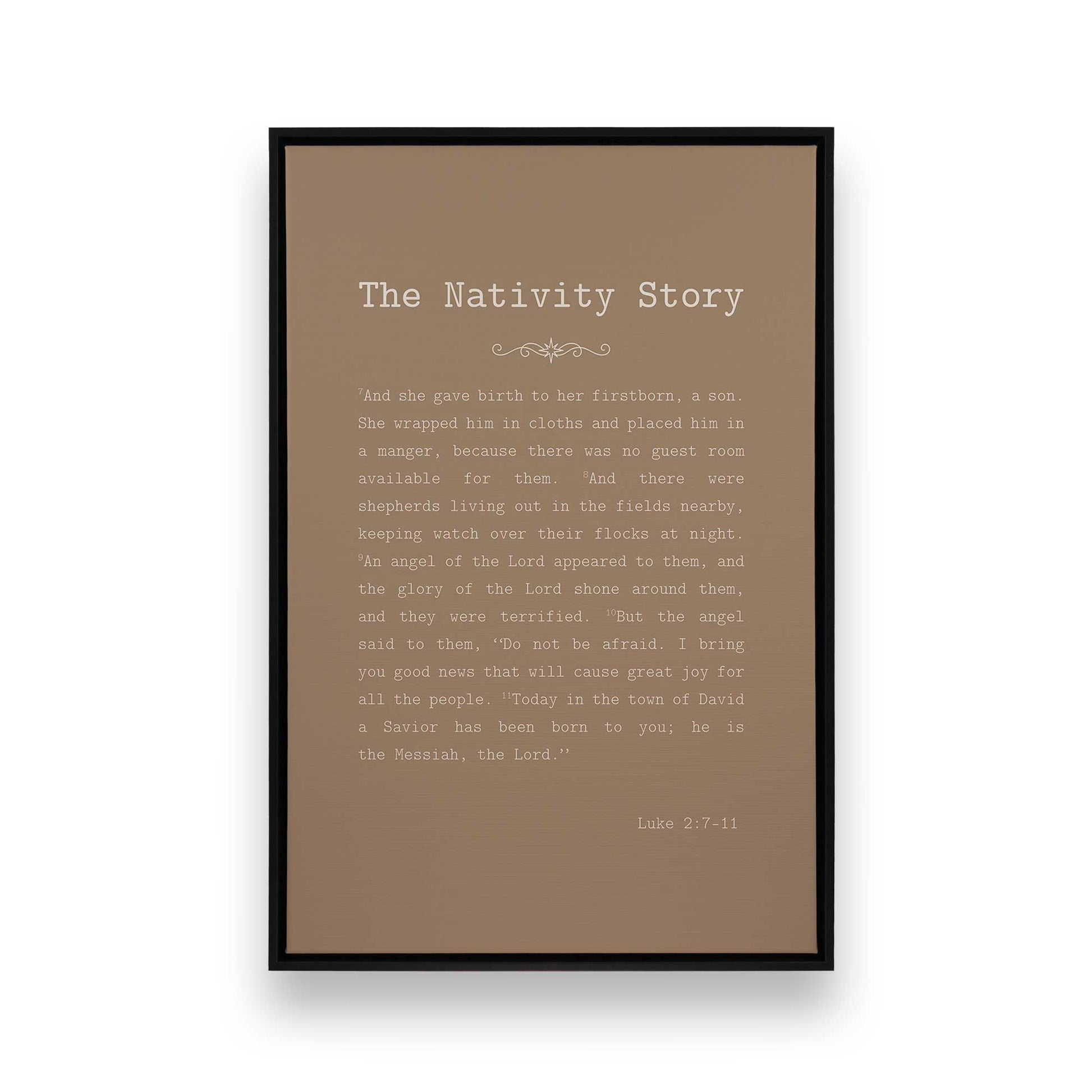 [Color:Satin Black], Picture of art in a Satin Black frame