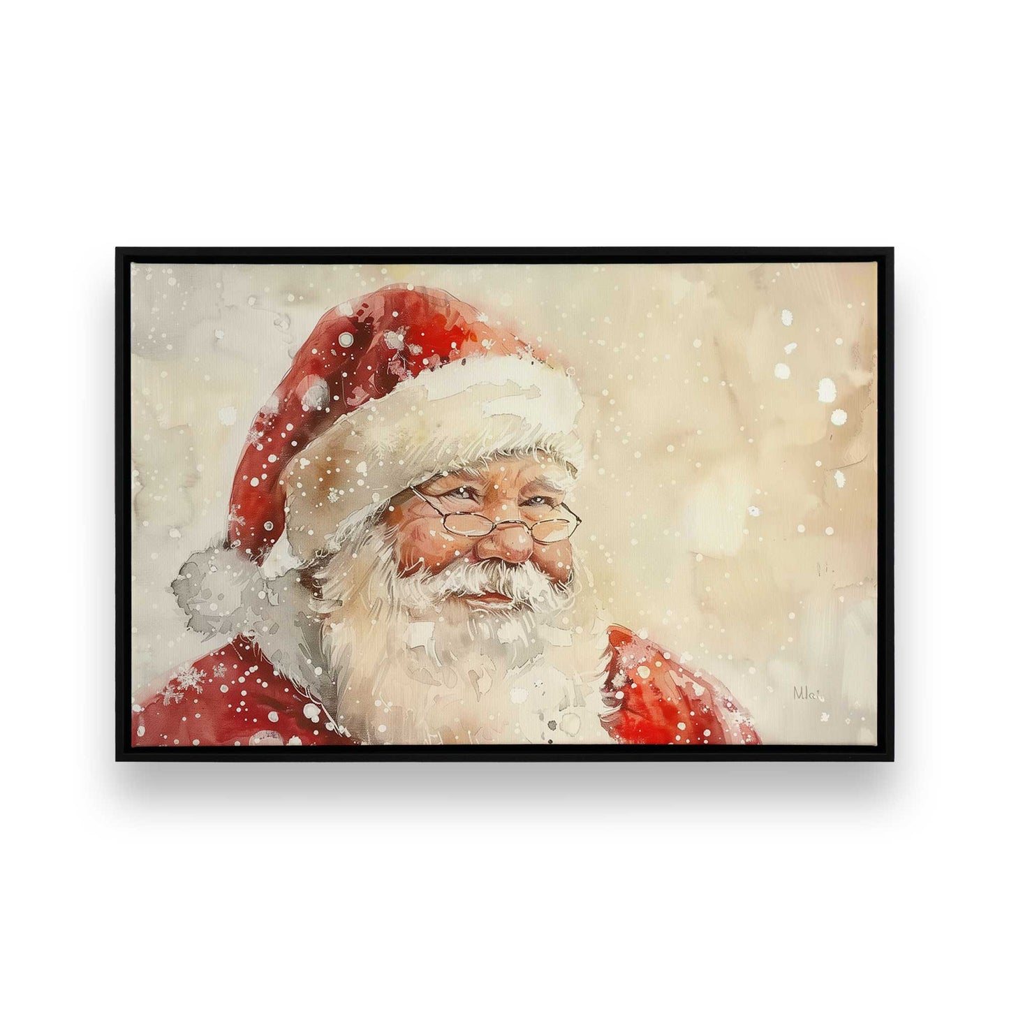 [Color:Satin Black], Picture of art in a Satin Black frame
