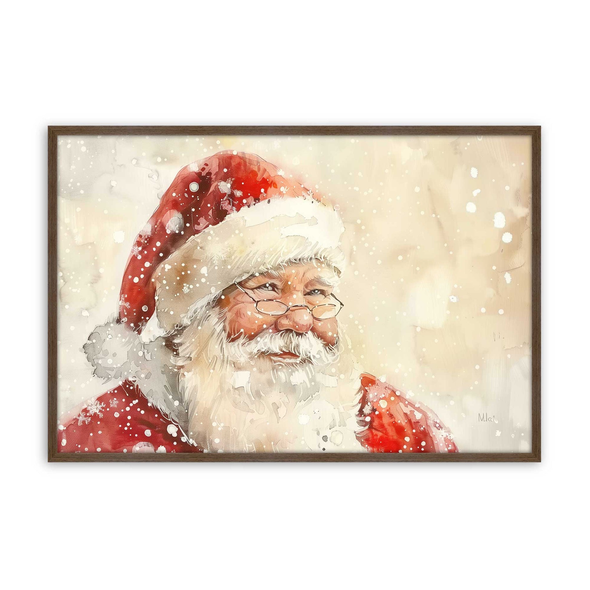 [Color:Walnut], Picture of art in a Walnut frame