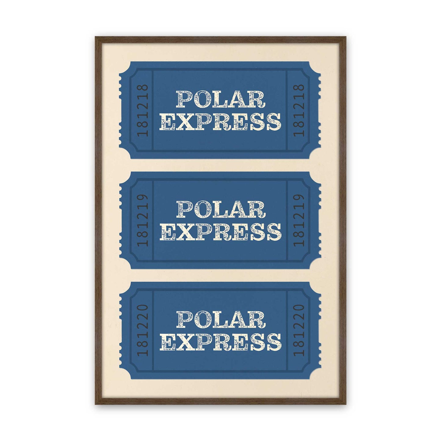 [Color:Walnut], Picture of art in a Walnut frame