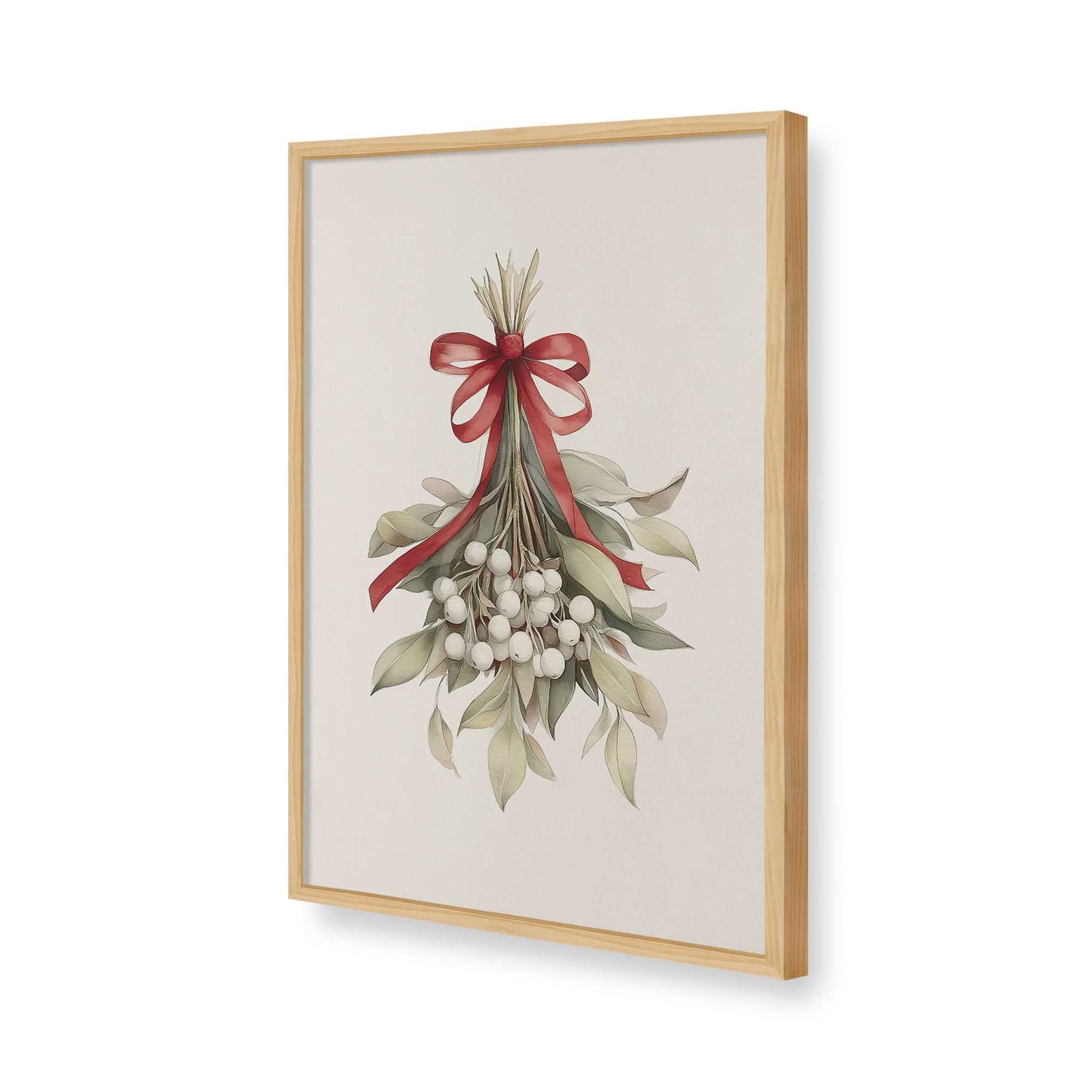 [Color:American Maple], Picture of art in a American Maple frame of the corner