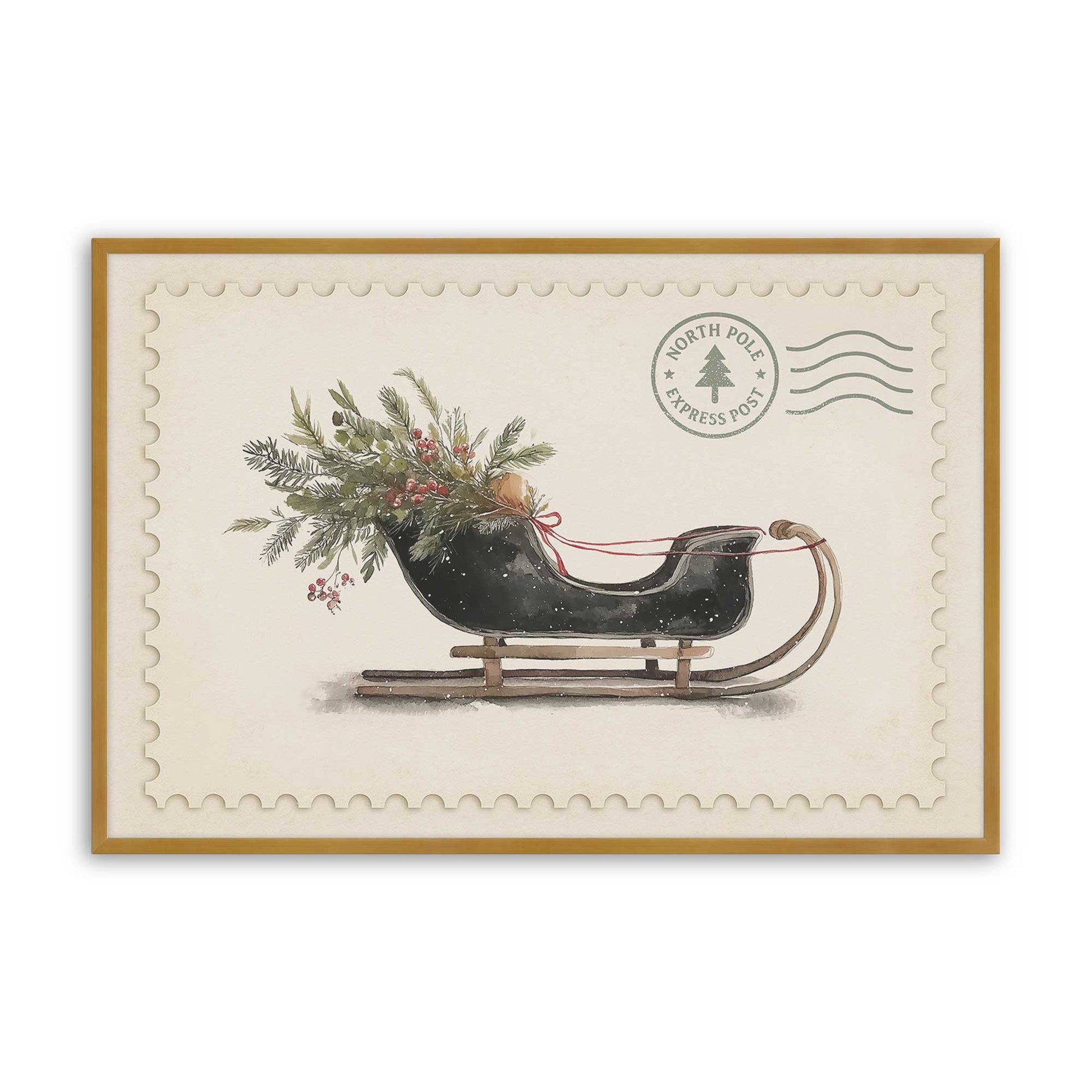 [Color:Polished Gold], Picture of art in a Polished Gold frame