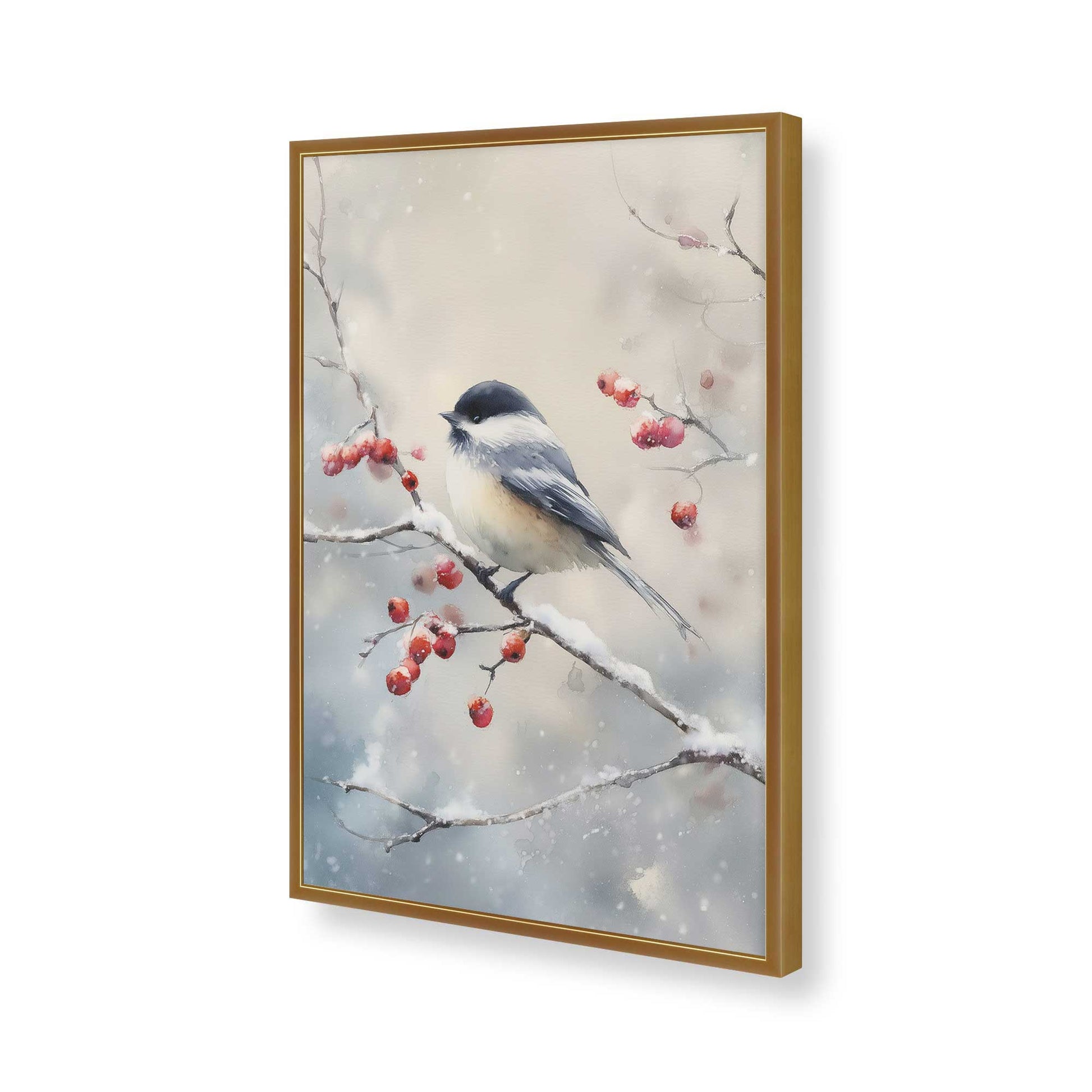 [Color:Polished Gold], Picture of art in a Polished Gold frame of the corner