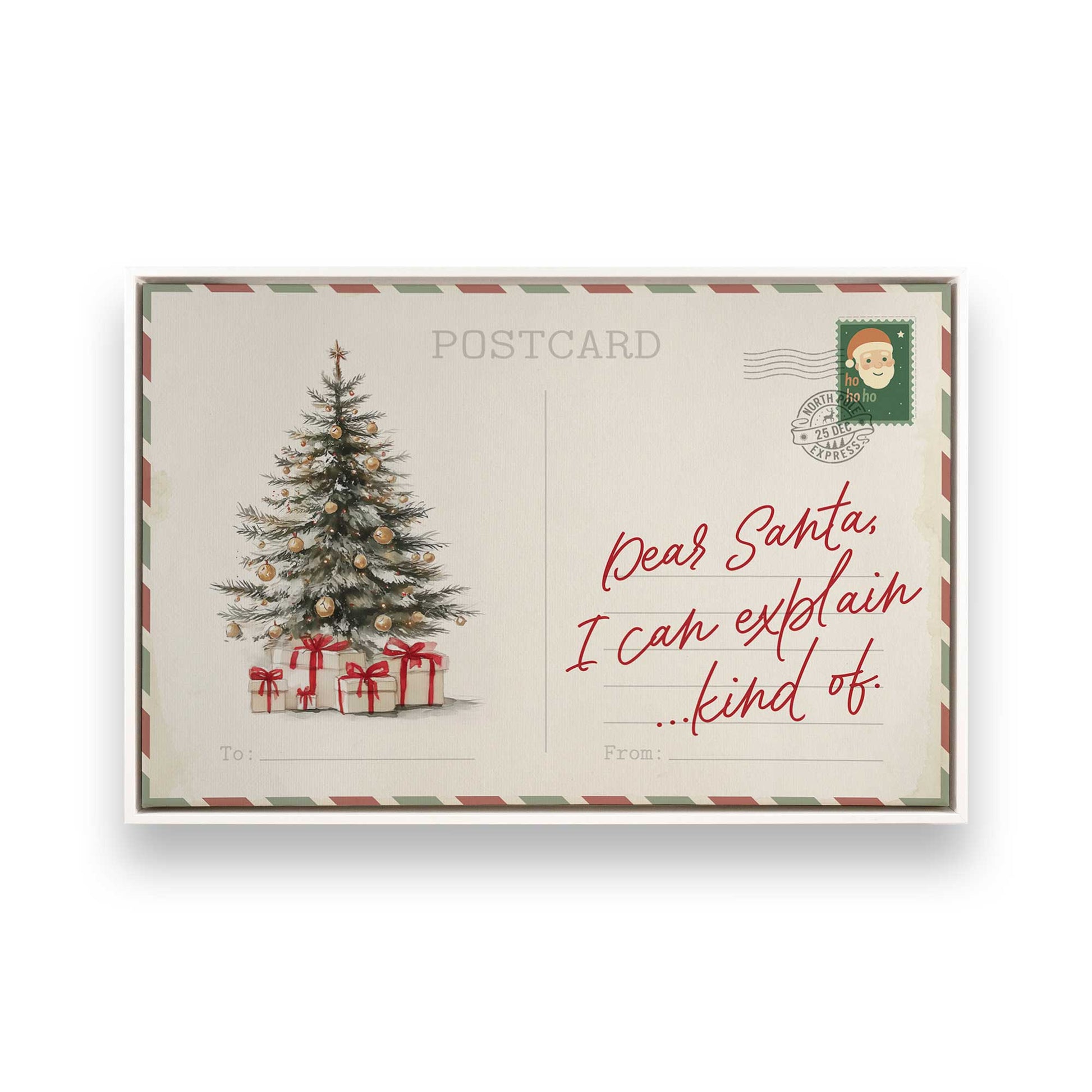 [Color:Opaque White], Picture of art in a White frame