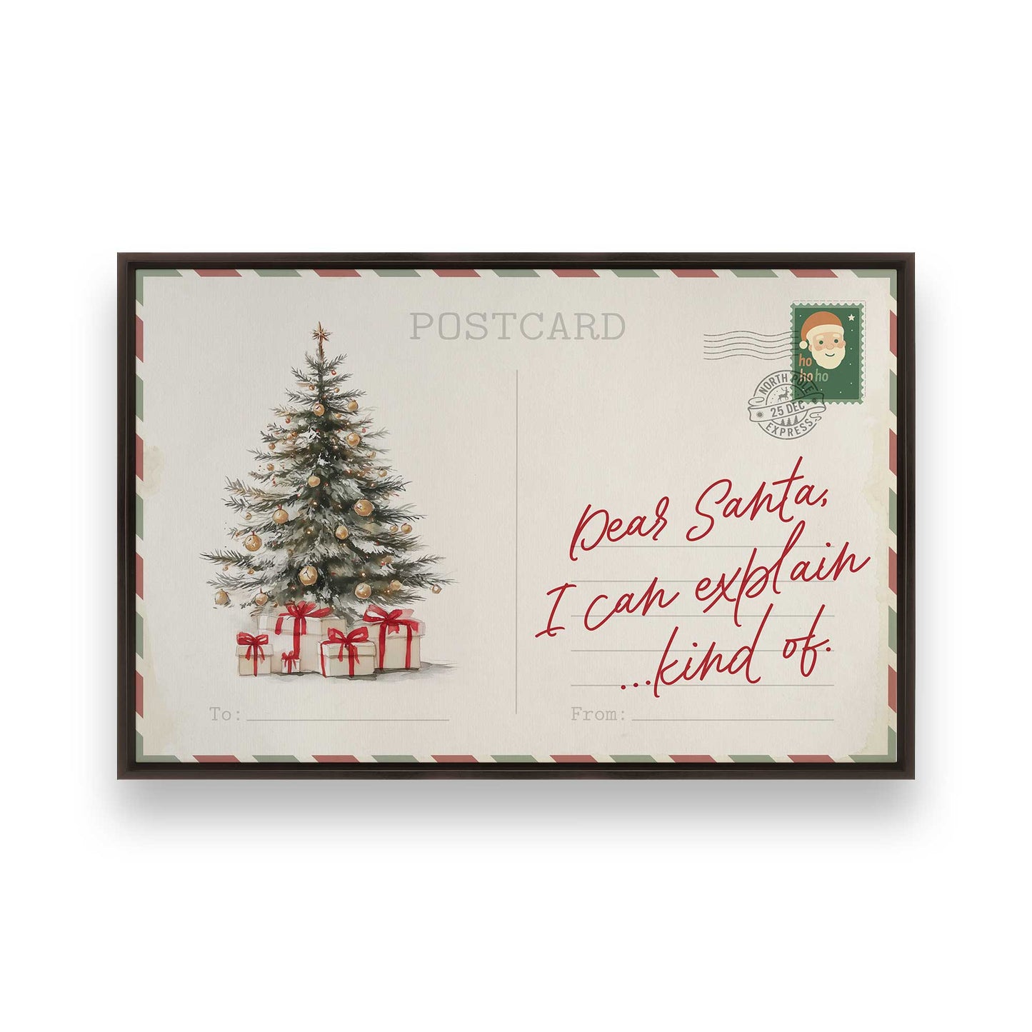 [Color:Espresso], Picture of art in a Espresso frame