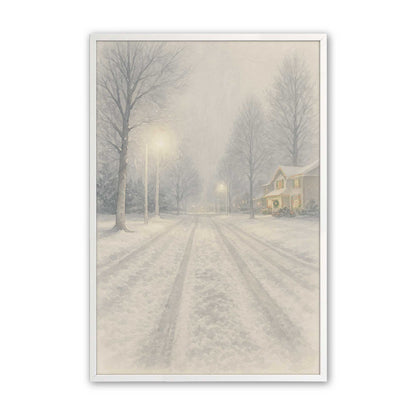 [Color:Opaque White], Picture of art in an Opaque White frame