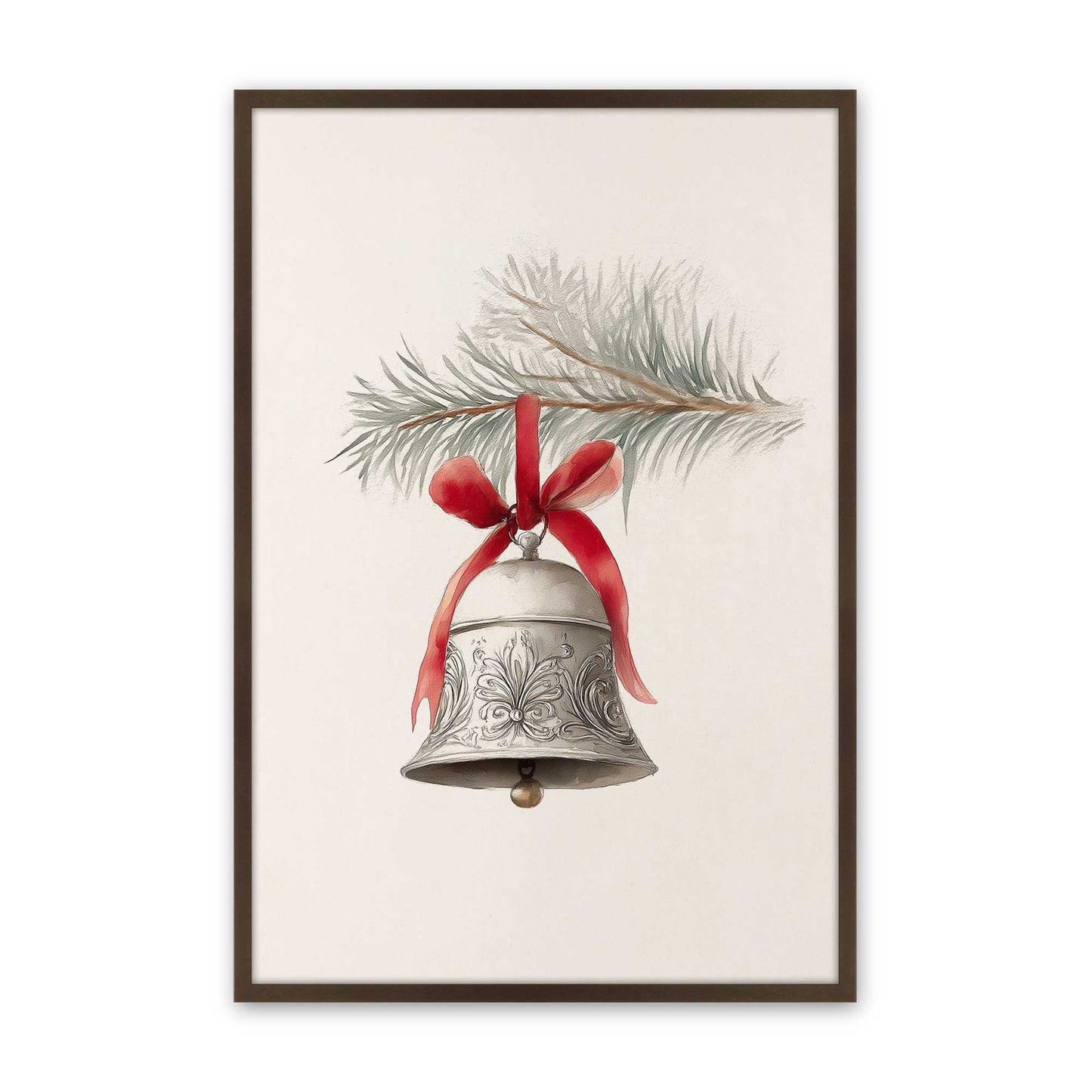 [Color:Brown], Picture of art in a Brown frame