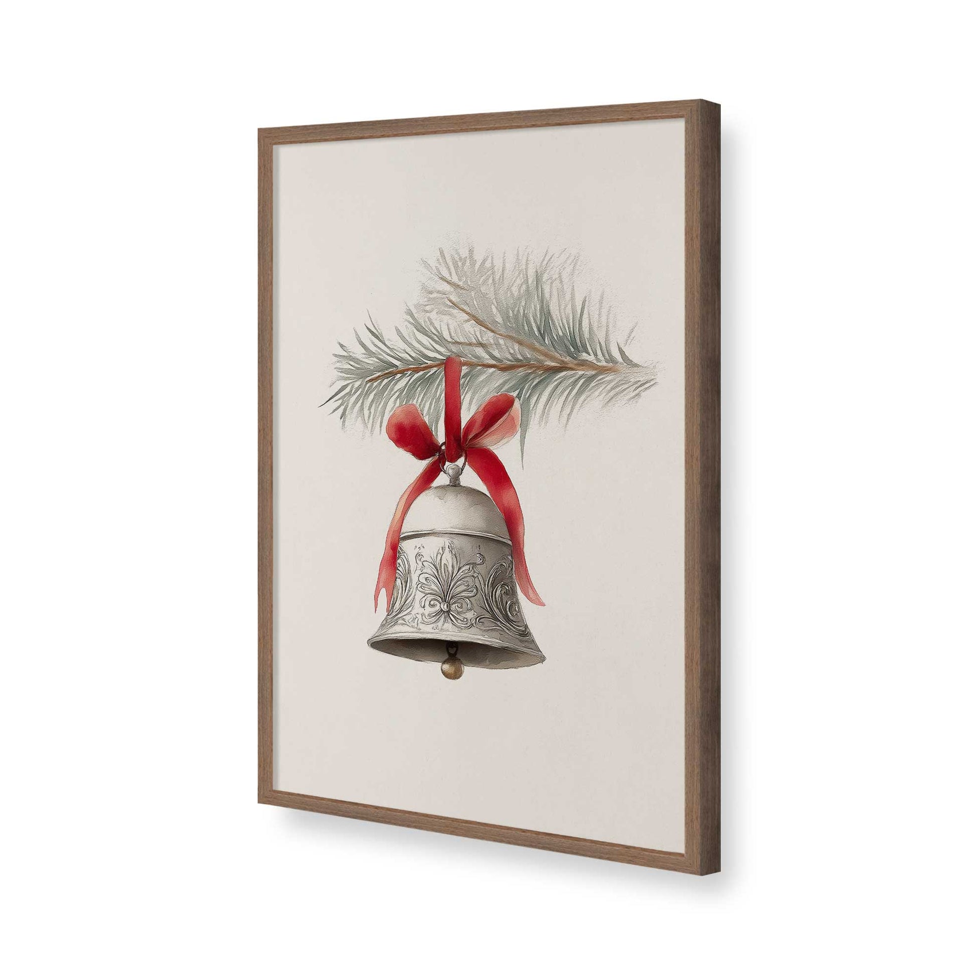 [Color:Walnut], Picture of art in a Walnut frame of the corner