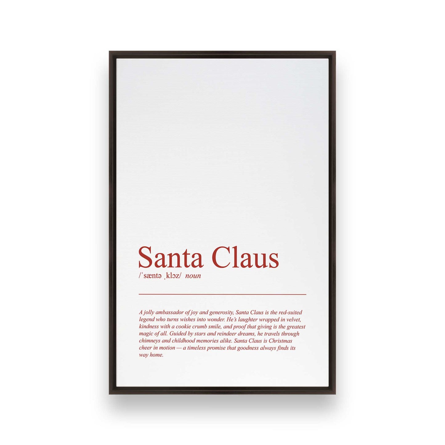 [Color:Espresso], Picture of art in a Espresso frame