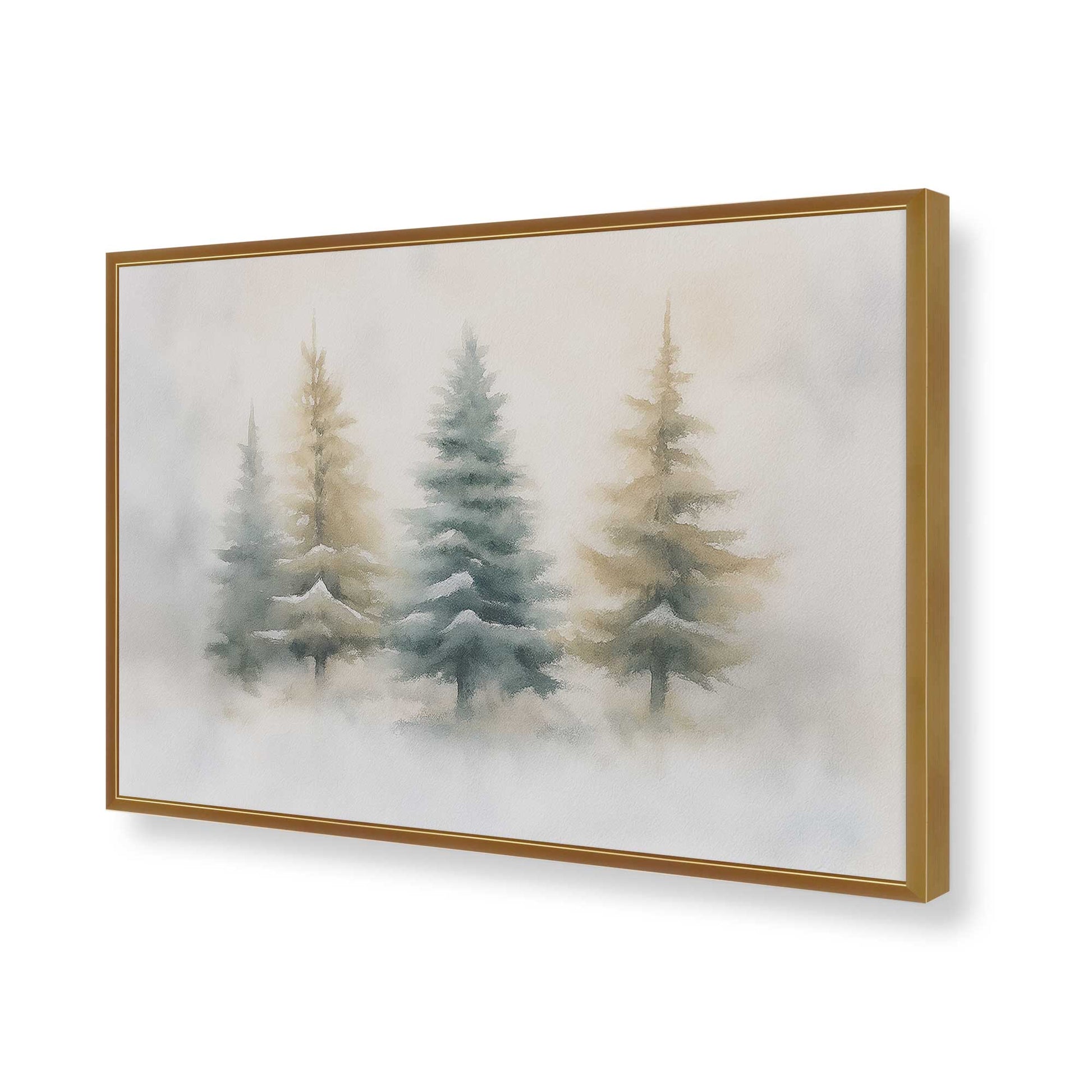 [Color:Polished Gold], Picture of art in a Polished Gold frame of the corner