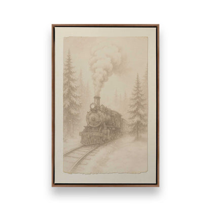 [Color:Walnut], Picture of art in a Walnut frame