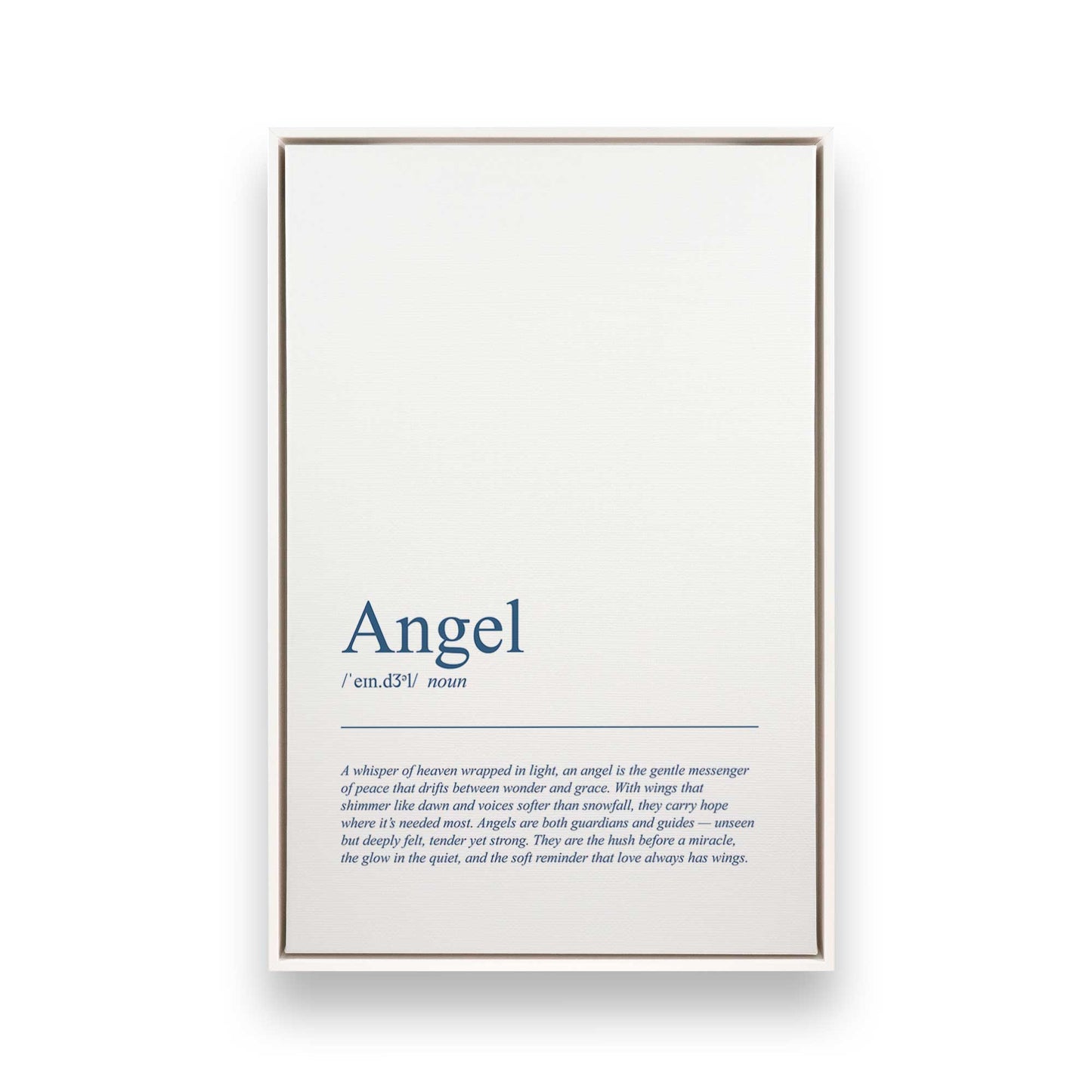 [Color:Opaque White], Picture of art in a White frame