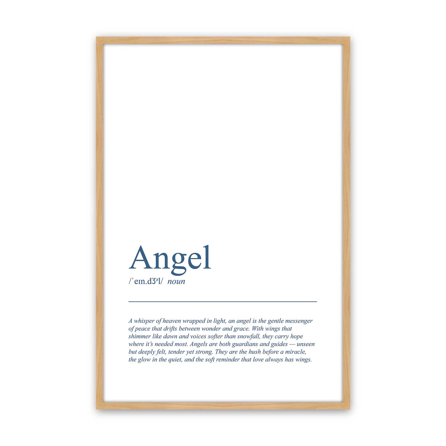 [Color:American Maple], Picture of art in a American Maple frame