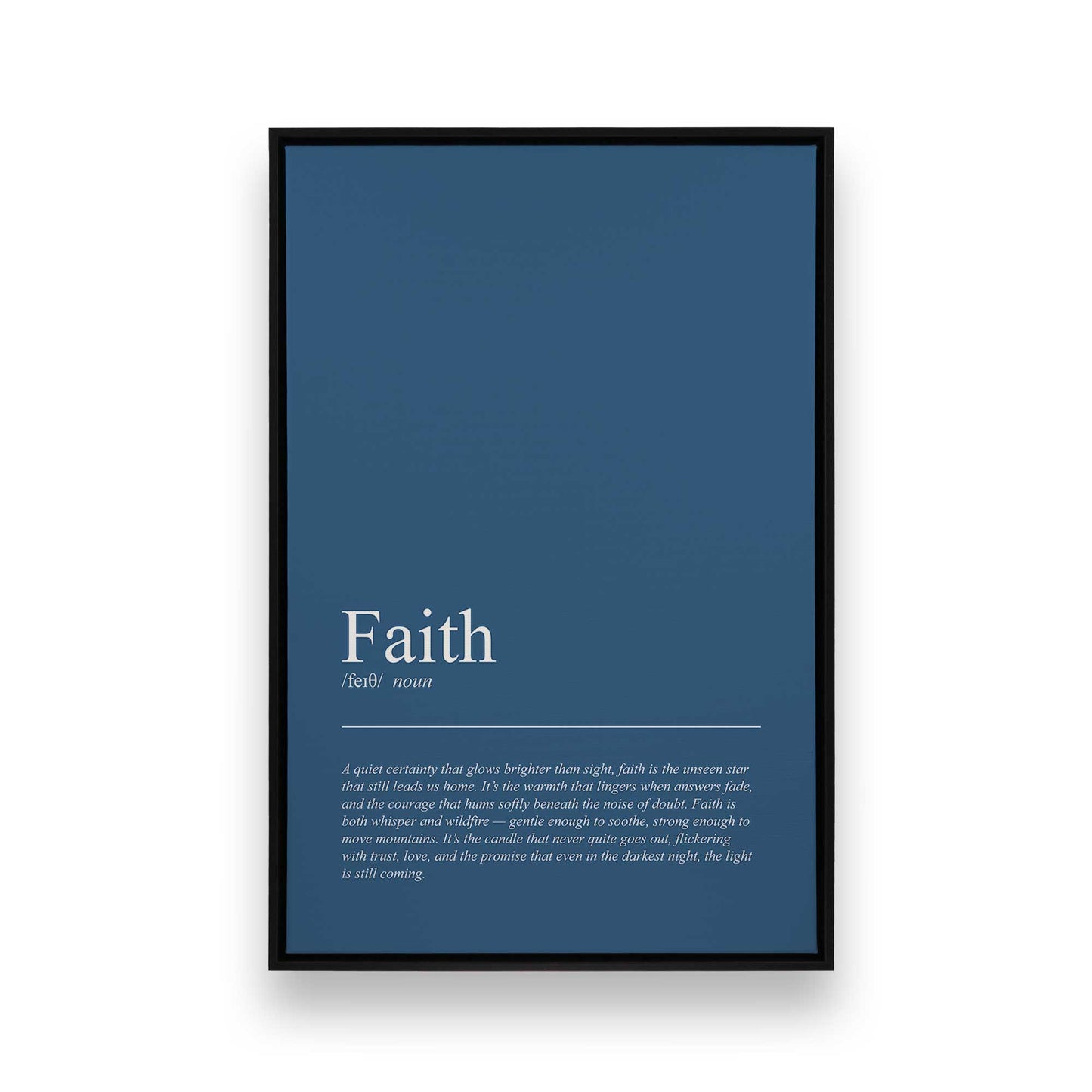 [Color:Satin Black], Picture of art in a Satin Black frame