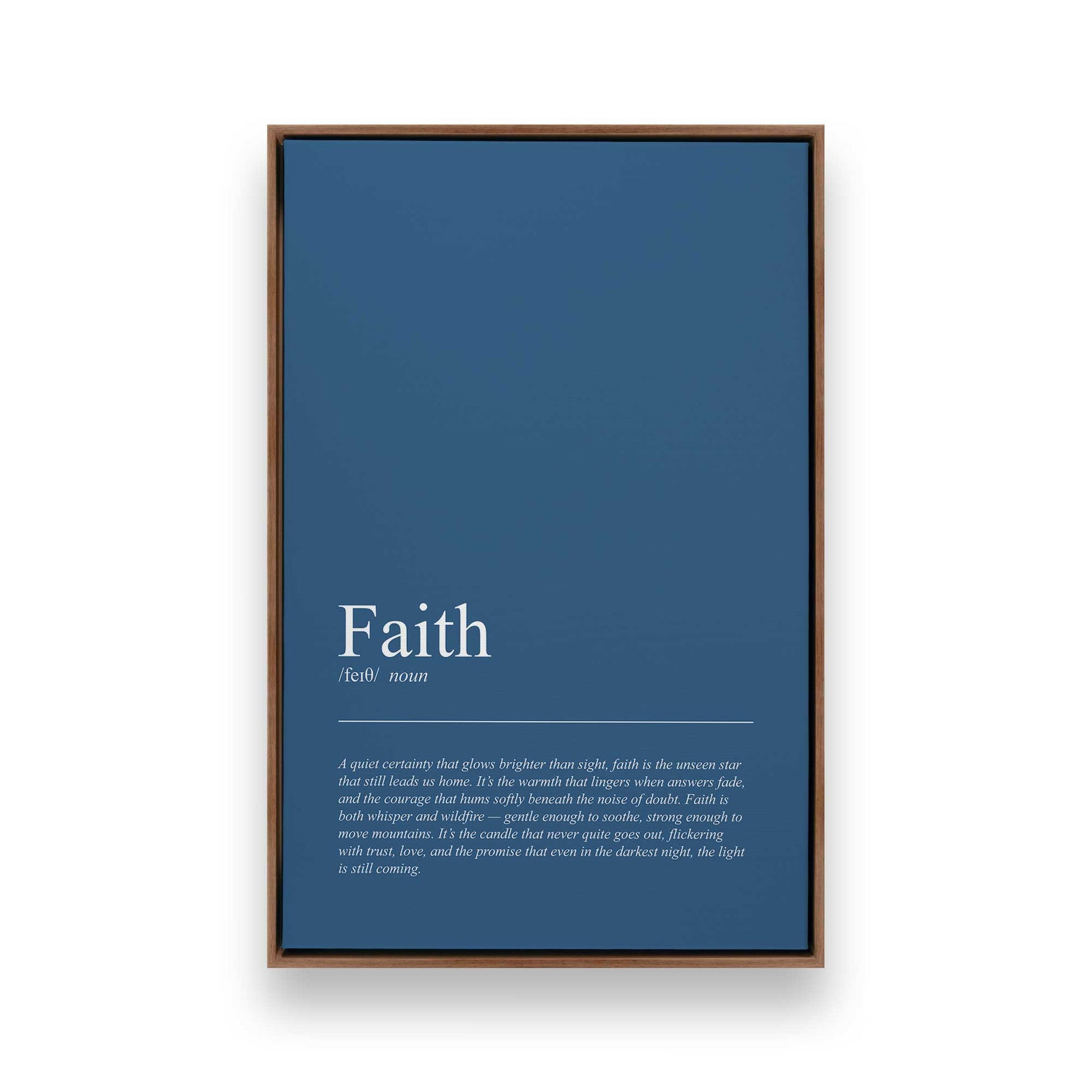 [Color:Walnut], Picture of art in a Walnut frame