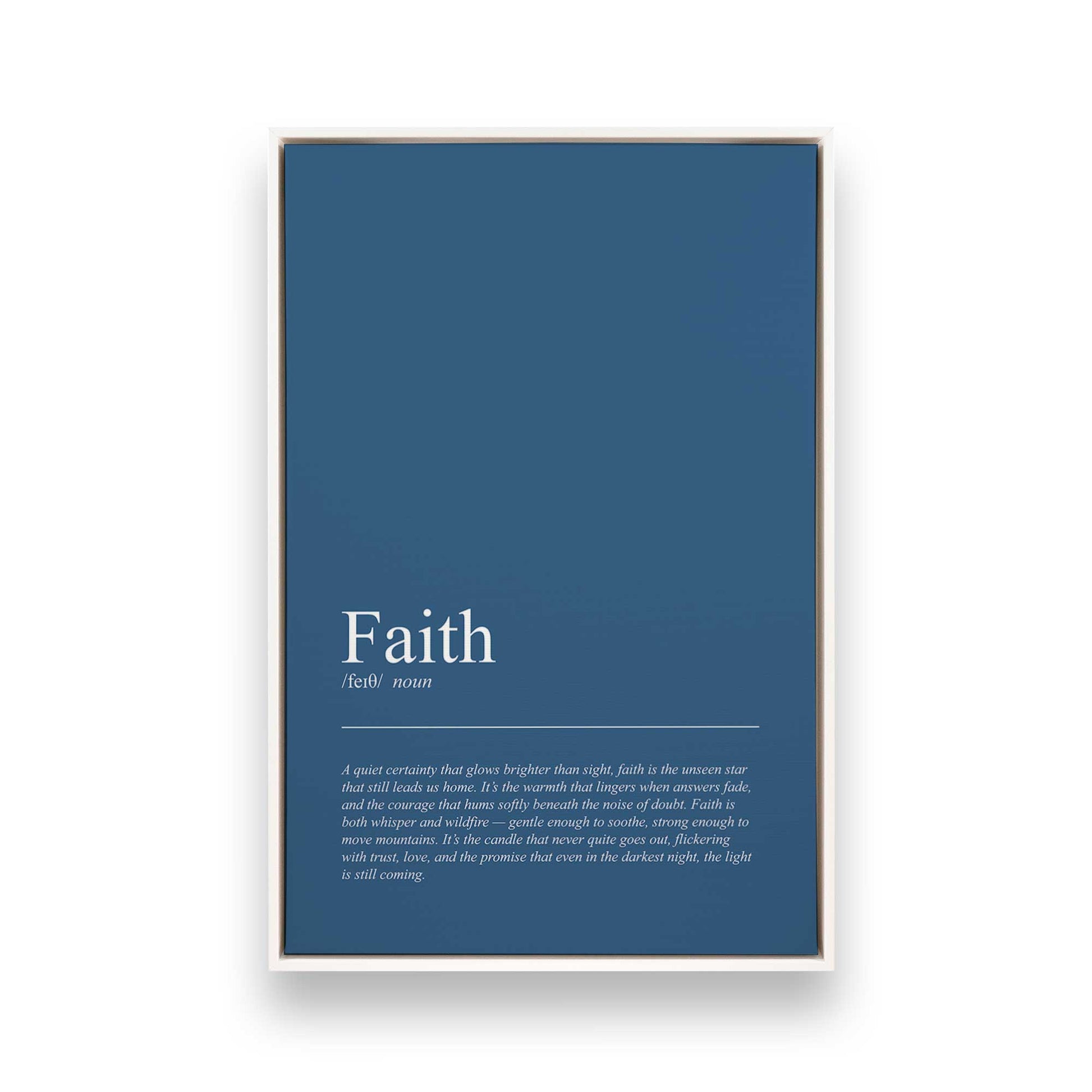 [Color:Opaque White], Picture of art in a White frame