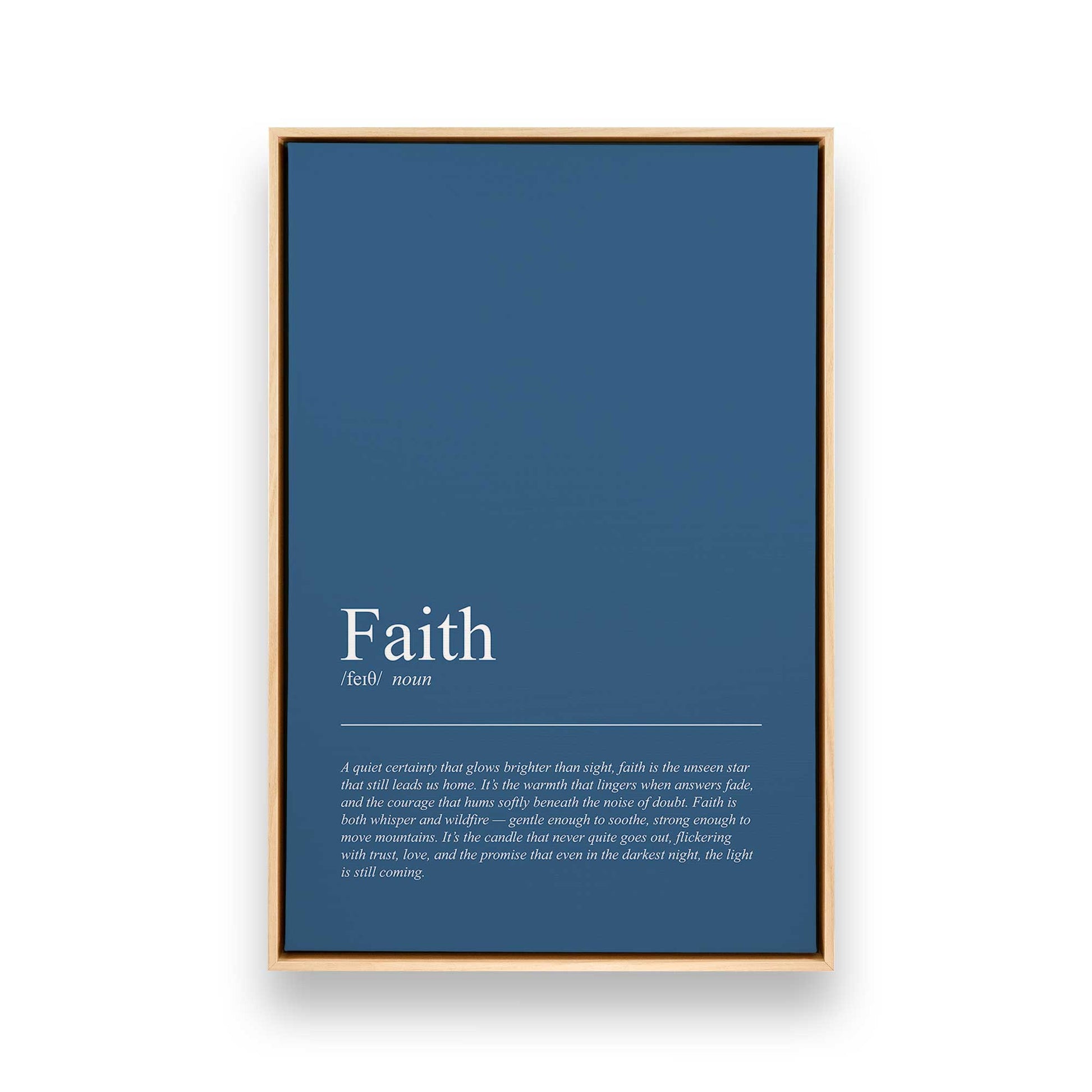 [Color:American Maple], Picture of art in a American Maple frame