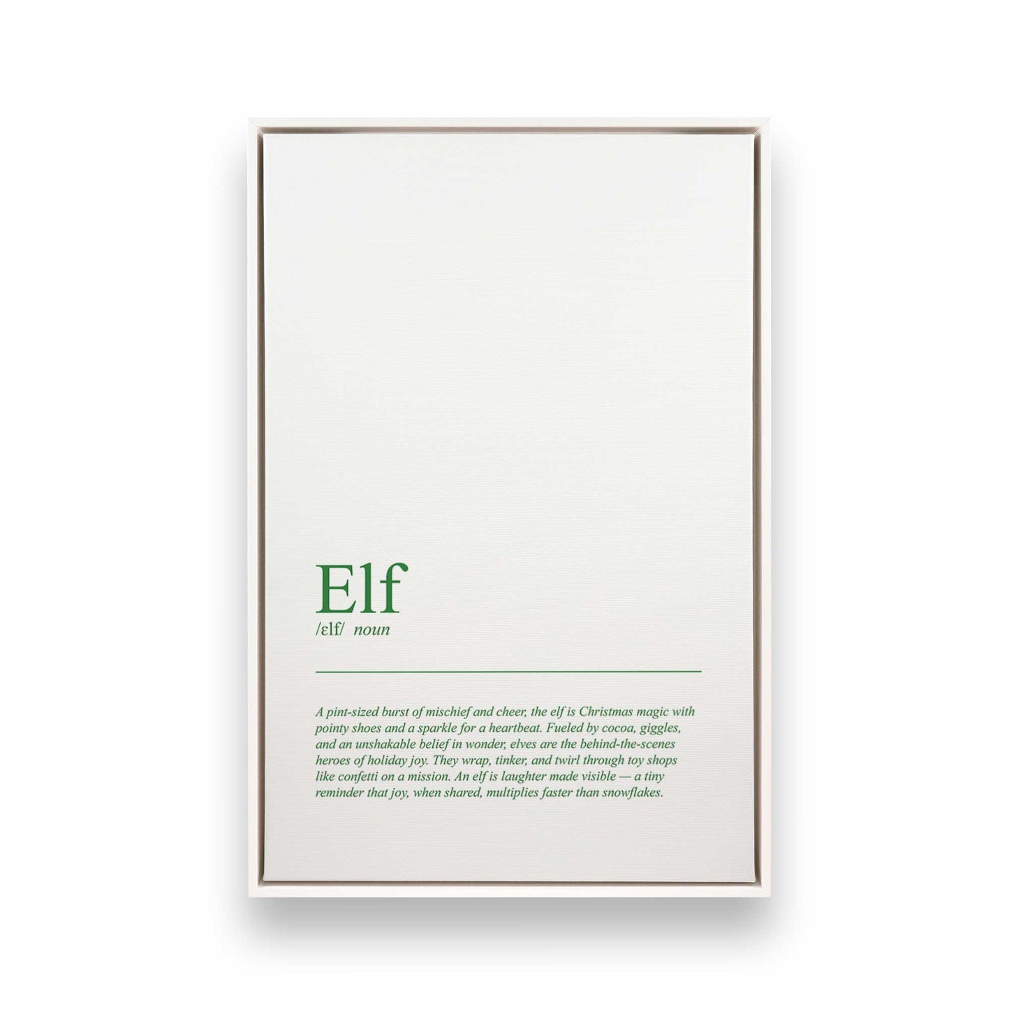 [Color:Opaque White], Picture of art in a White frame