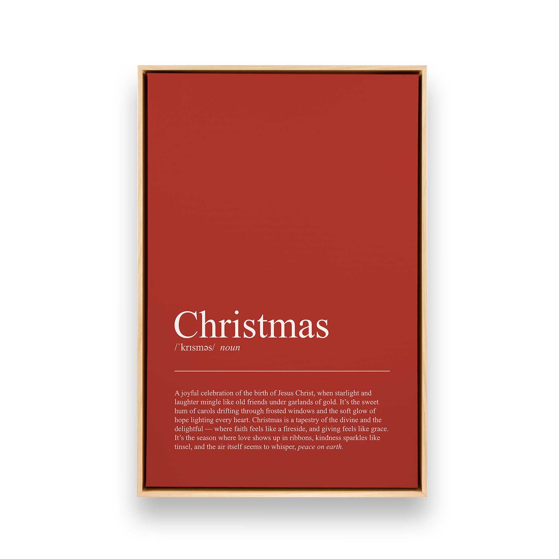 [Color:American Maple], Picture of art in a American Maple frame