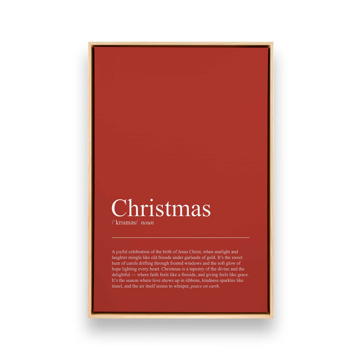 [Color:American Maple], Picture of art in an American Maple frame