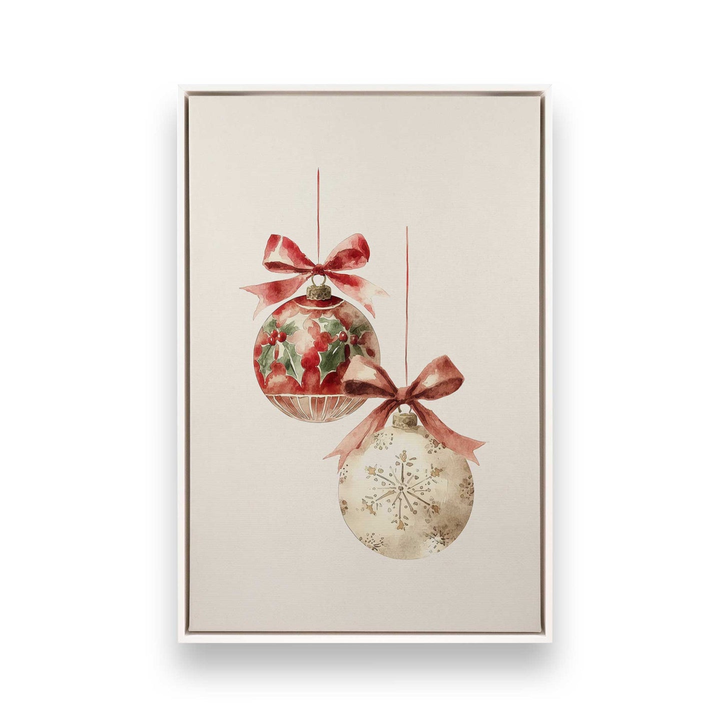 [Color:Opaque White], Picture of art in a White frame