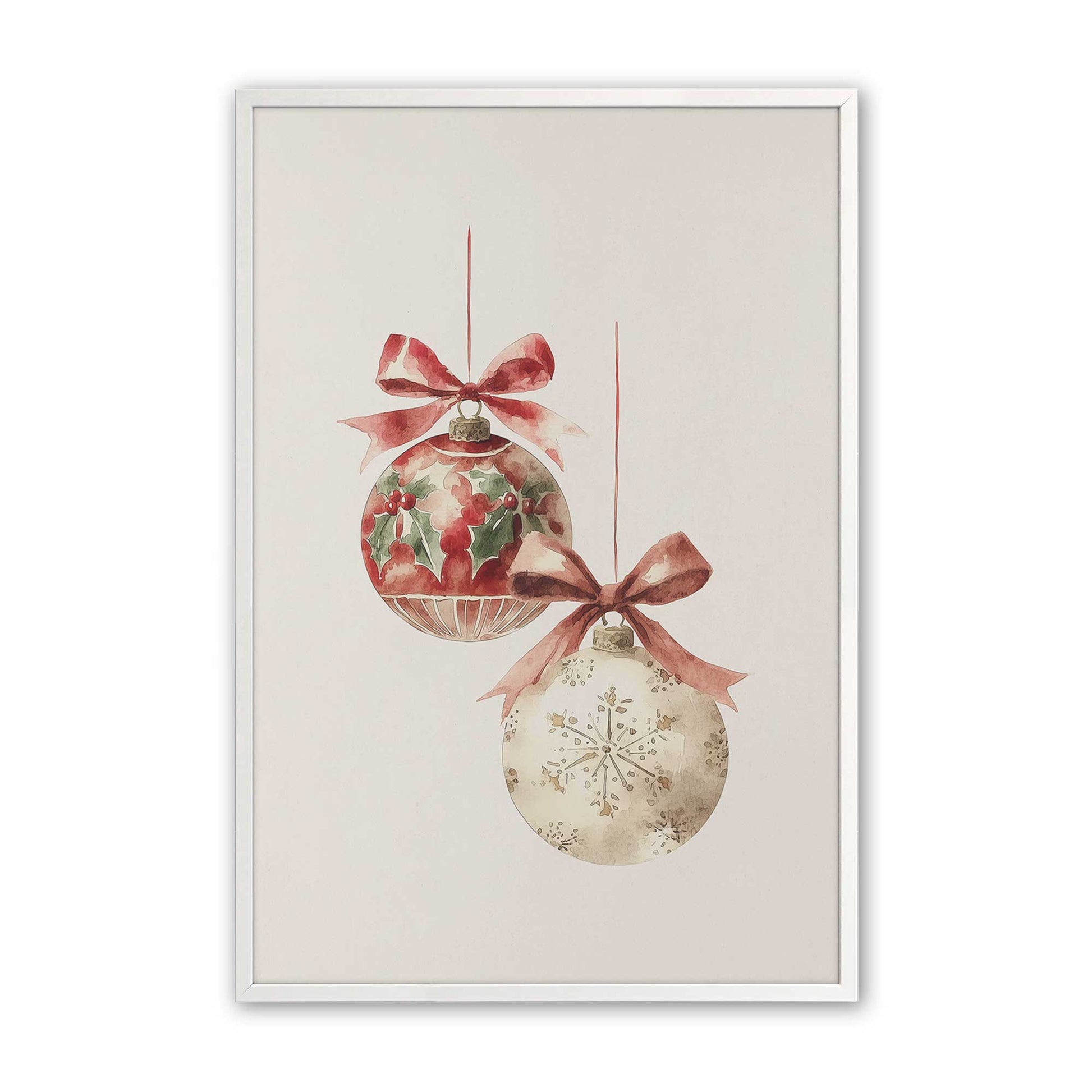 [Color:Opaque White], Picture of art in an Opaque White frame
