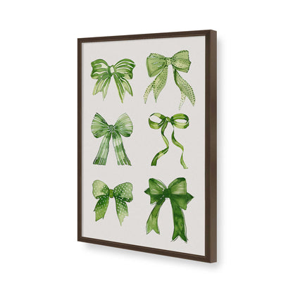 [Color:Brown], Picture of art in a Brown frame of the corner
