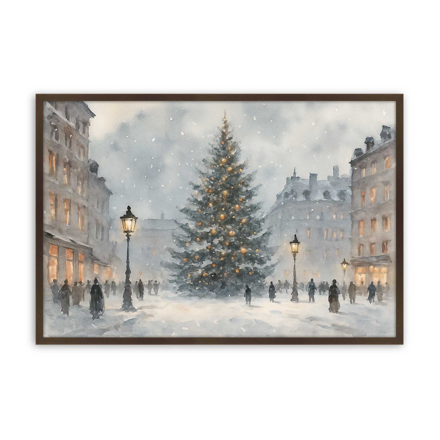 [Color:Belvinder Brown], Picture of art in a Belvinder Brown frame