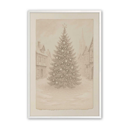 [Color:Opaque White], Picture of art in an Opaque White frame