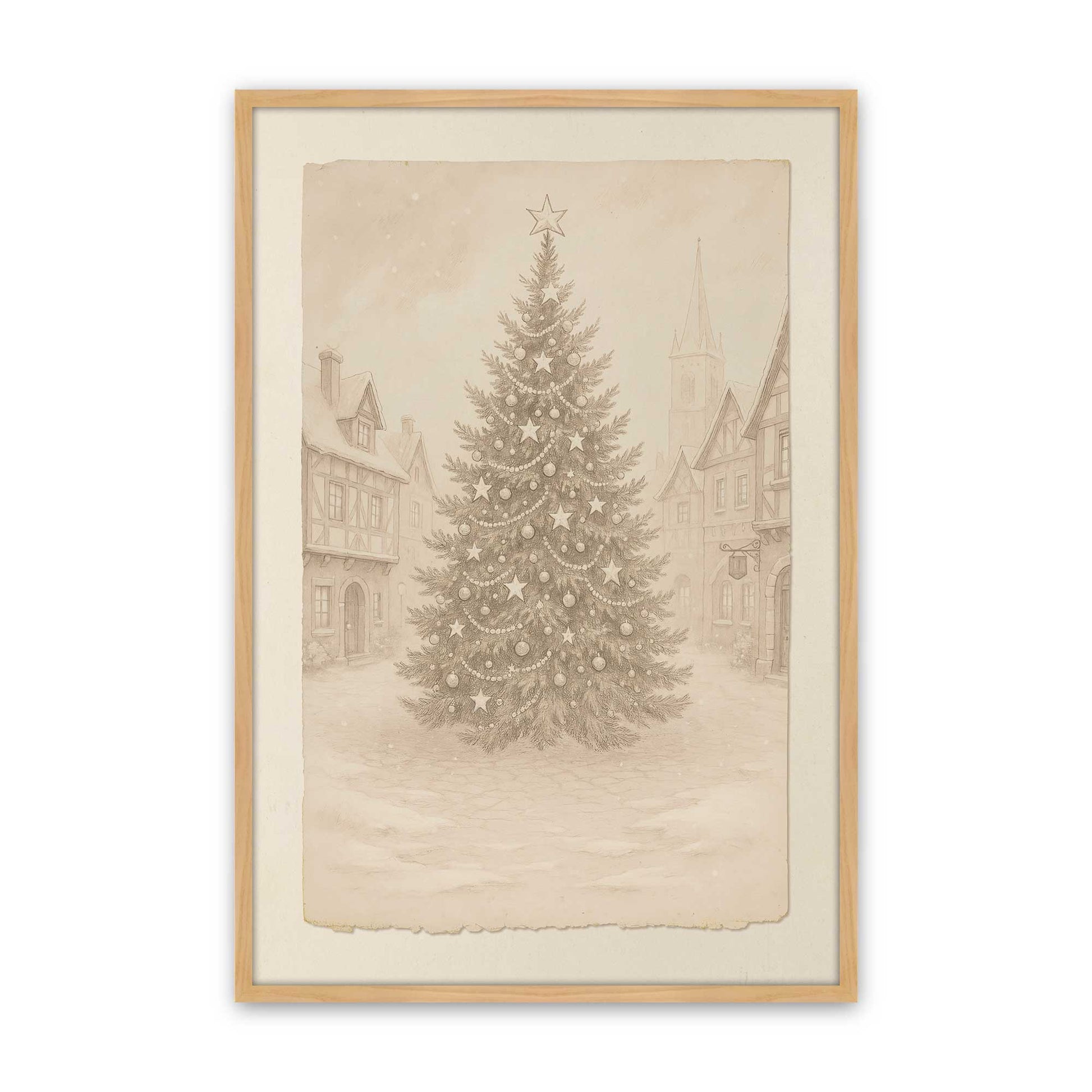 [Color:American Maple], Picture of art in an American Maple frame