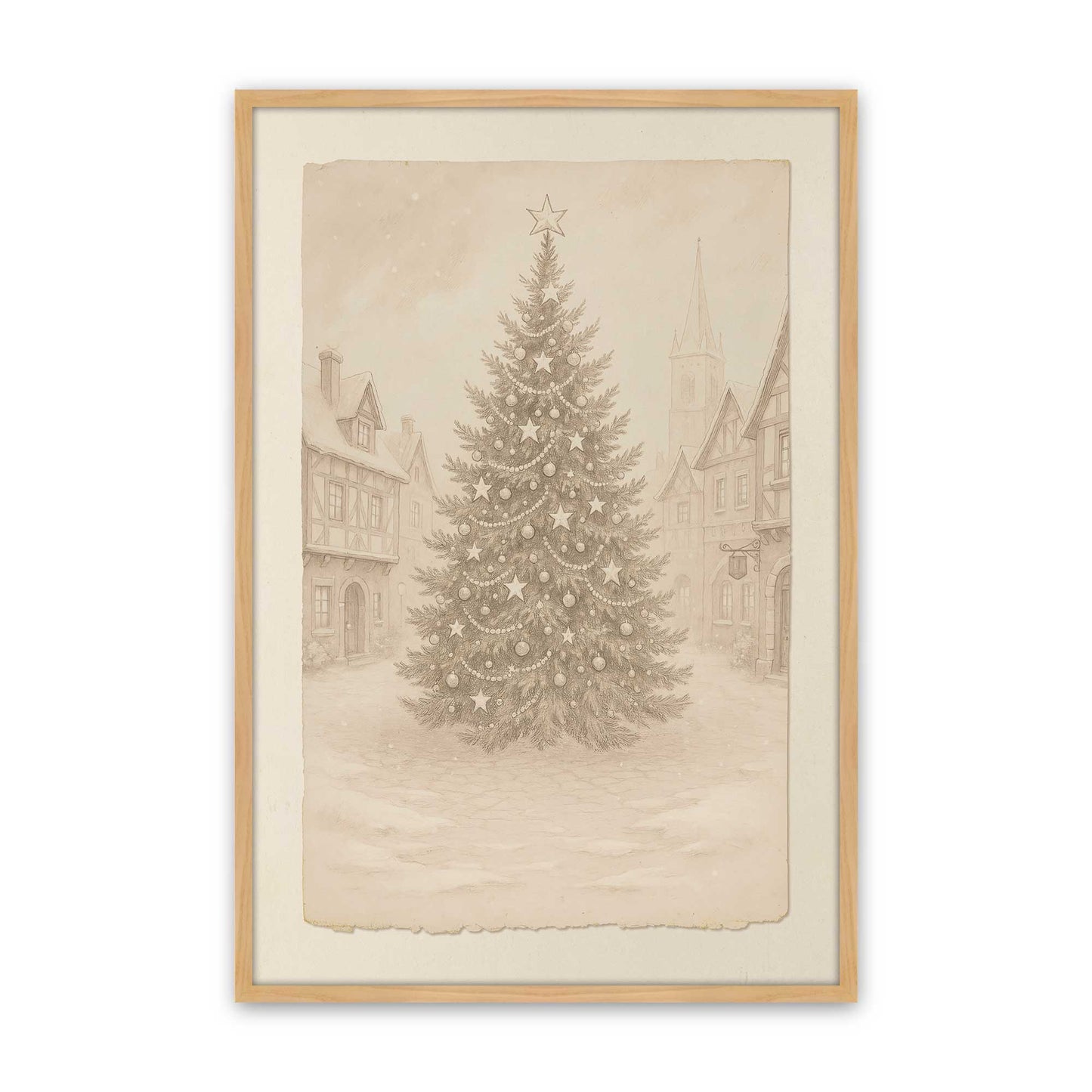 [Color:American Maple], Picture of art in an American Maple frame