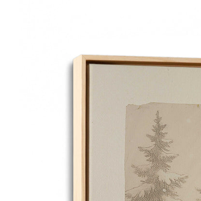 [Color:American Maple], Picture of art in a American Maple frame at an angle