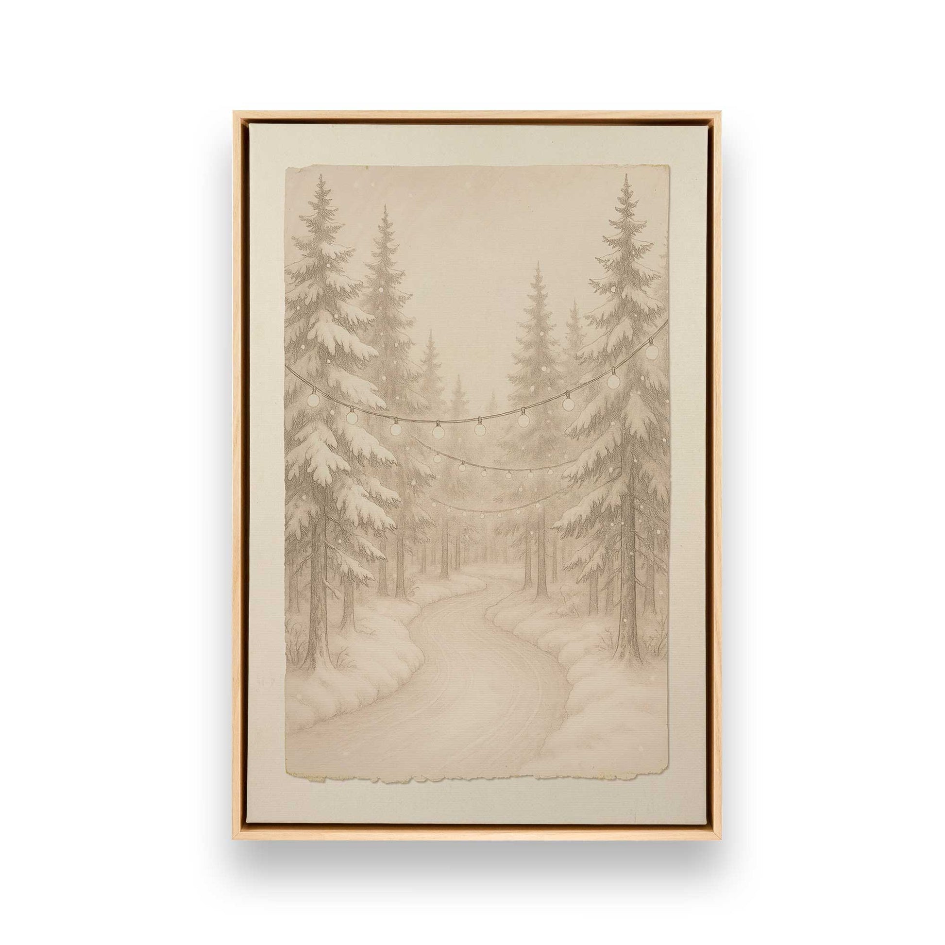 [Color:American Maple], Picture of art in an American Maple frame