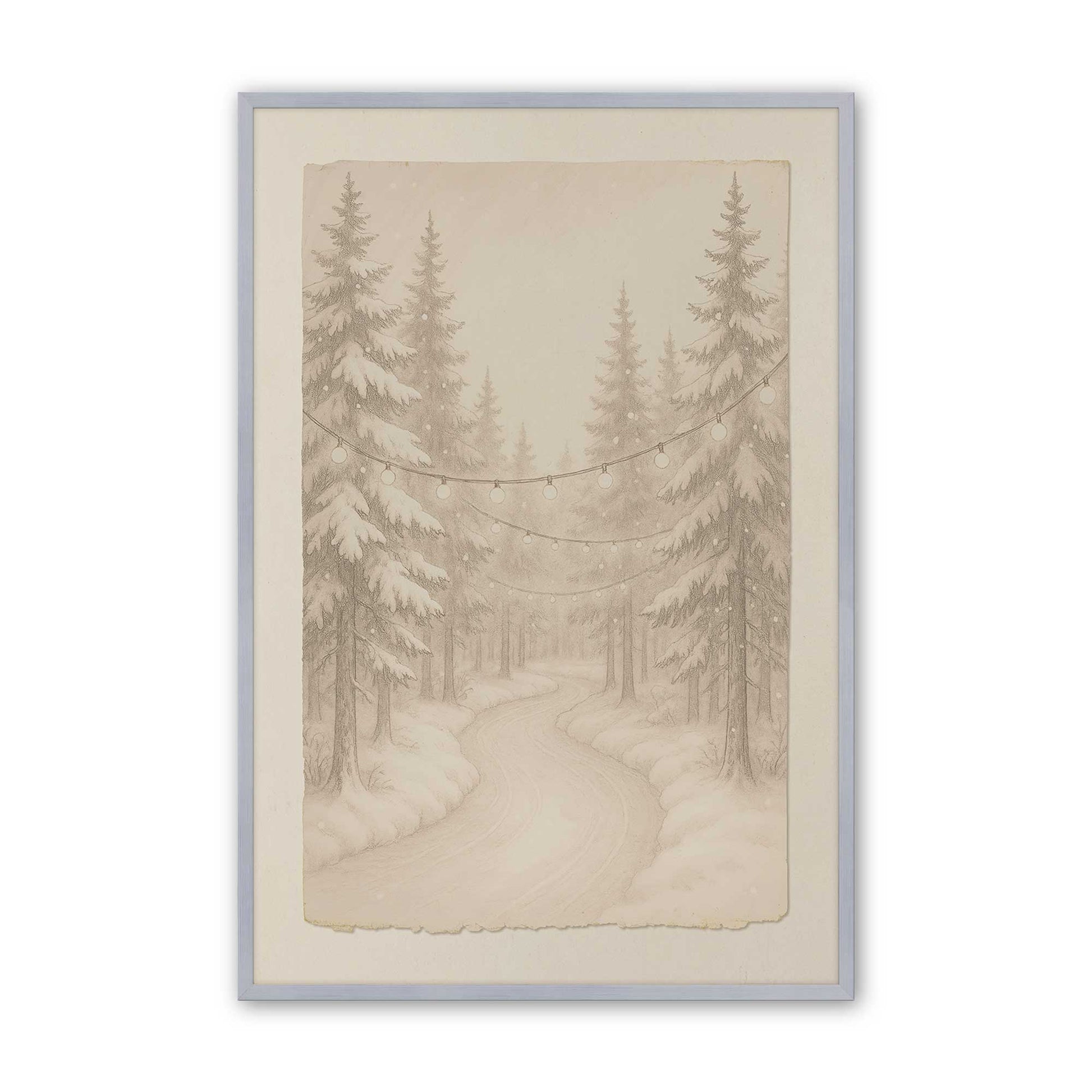 [Color:Polished Chrome], Picture of art in a Polished Chrome frame