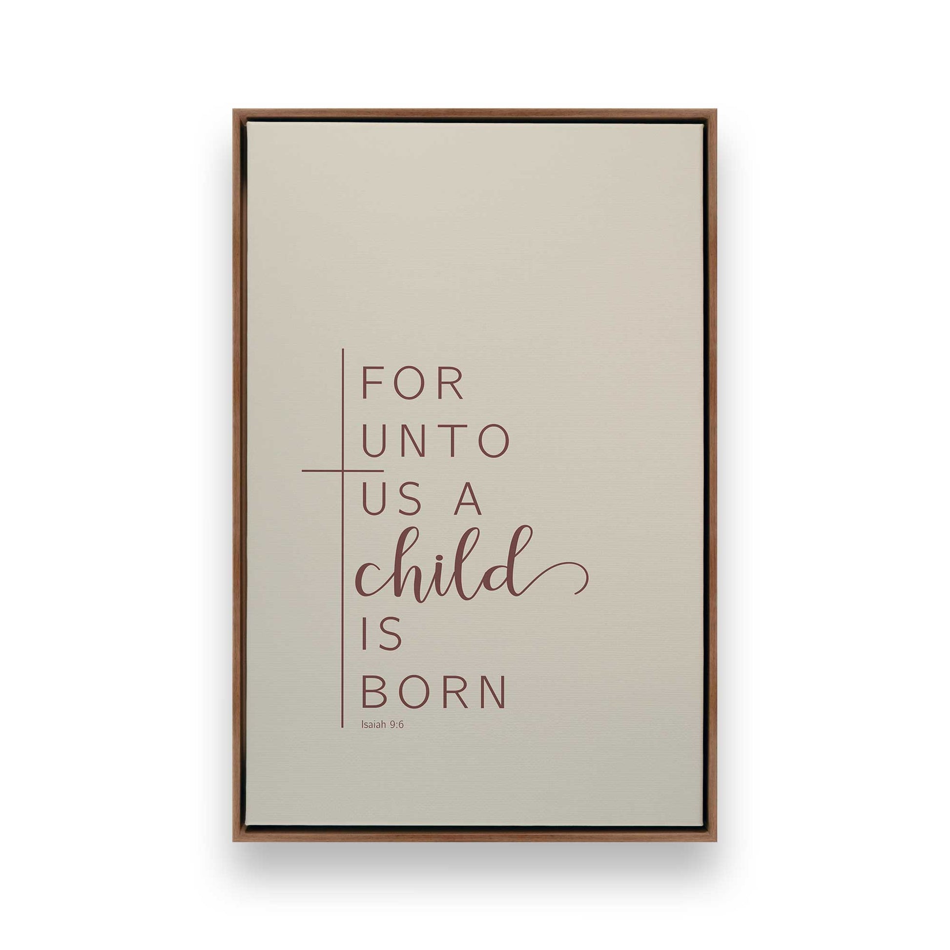 [Color:Walnut], Picture of art in a Walnut frame