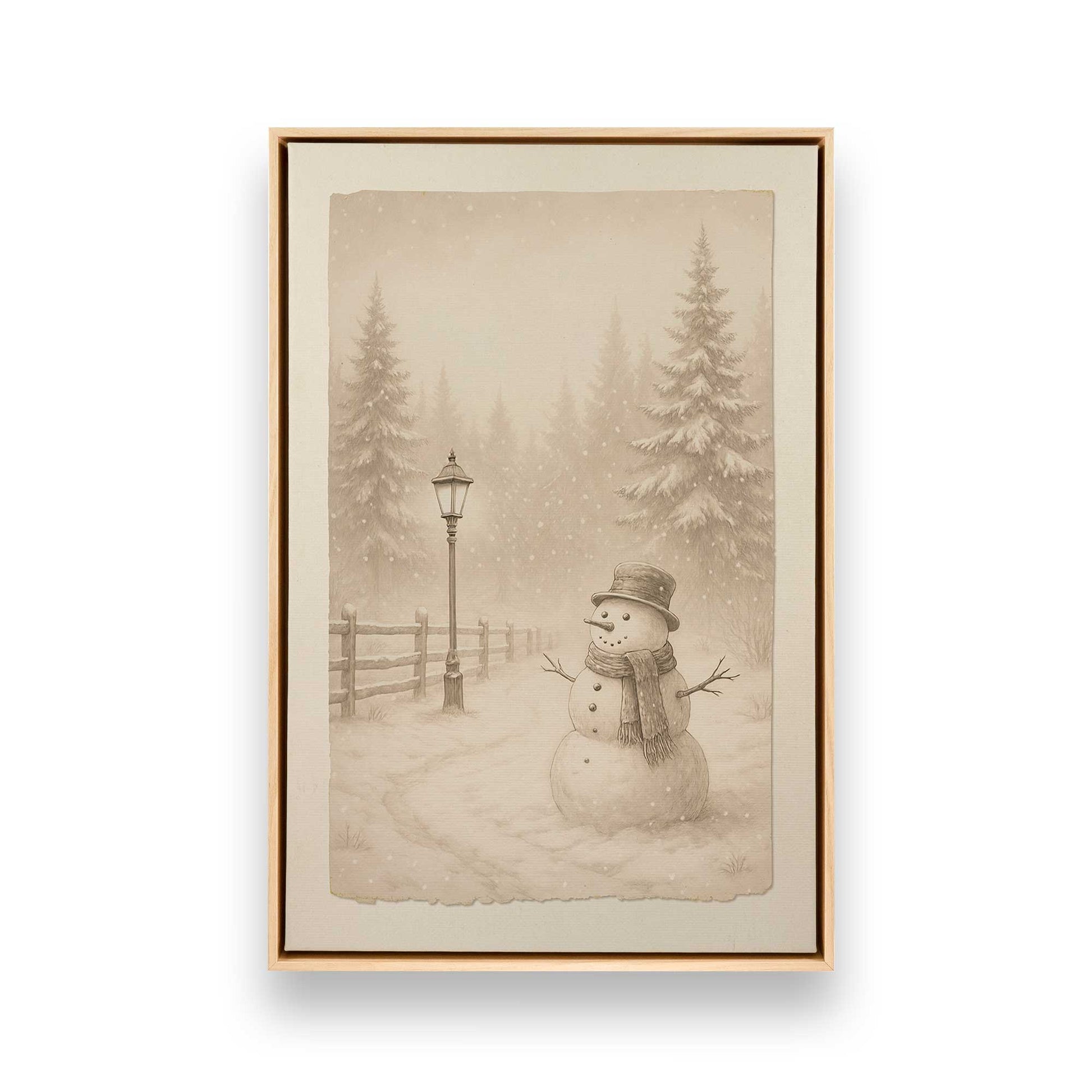 [Color:American Maple], Picture of art in an American Maple frame