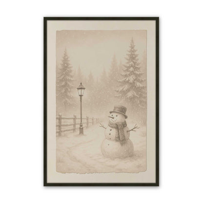 [Color:Satin Black], Picture of art in a Satin Black frame