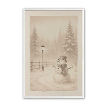[Color:Opaque White], Picture of art in an Opaque White frame