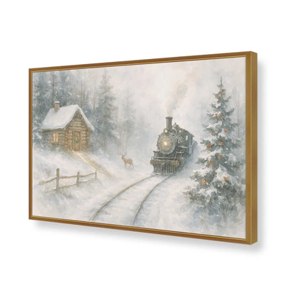 [Color:Polished Gold], Picture of art in a Polished Gold frame of the corner