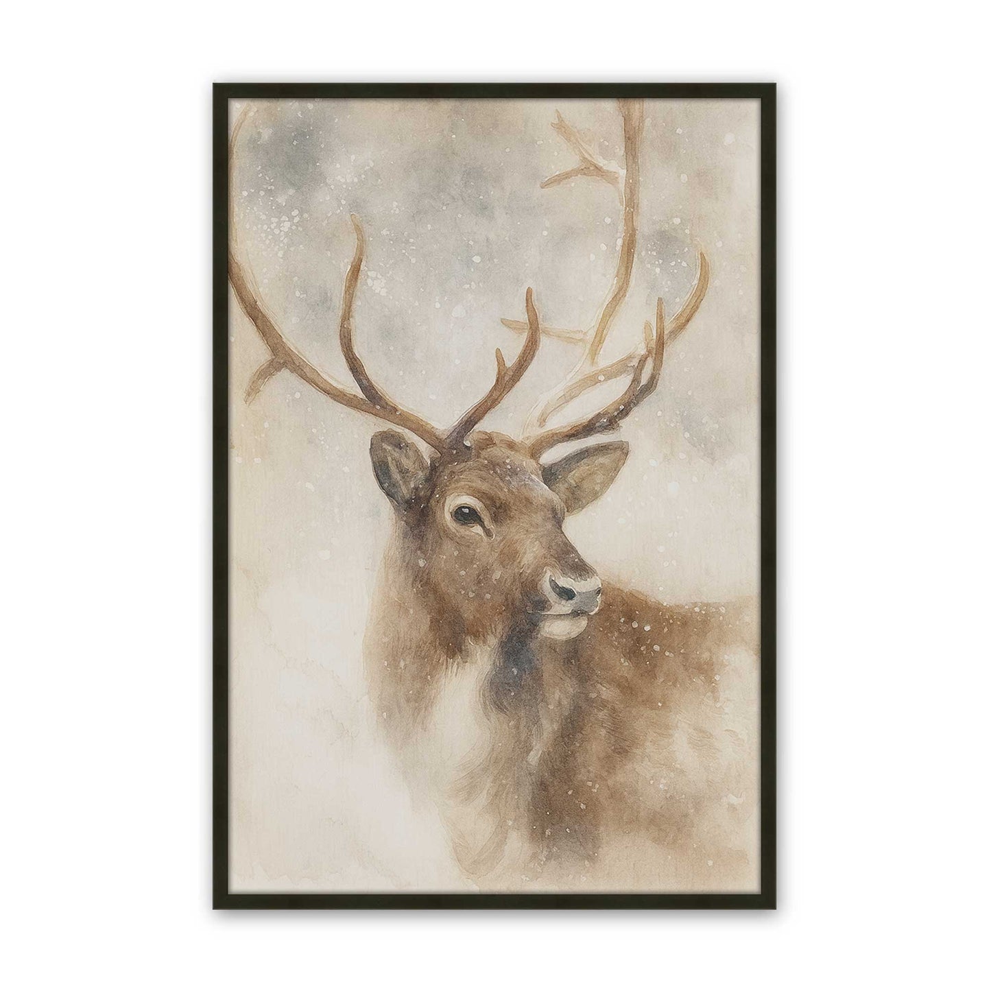 [Color:Satin Black], Picture of art in a Satin Black frame