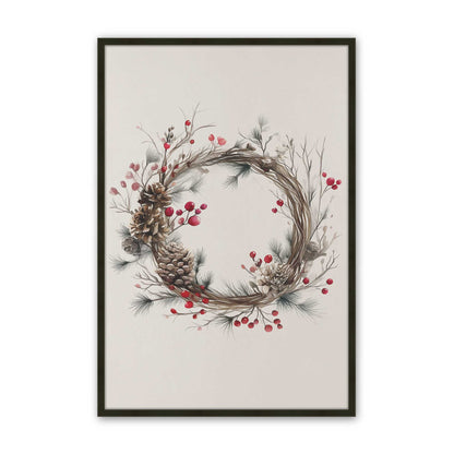 [Color:Satin Black], Picture of art in a Satin Black frame