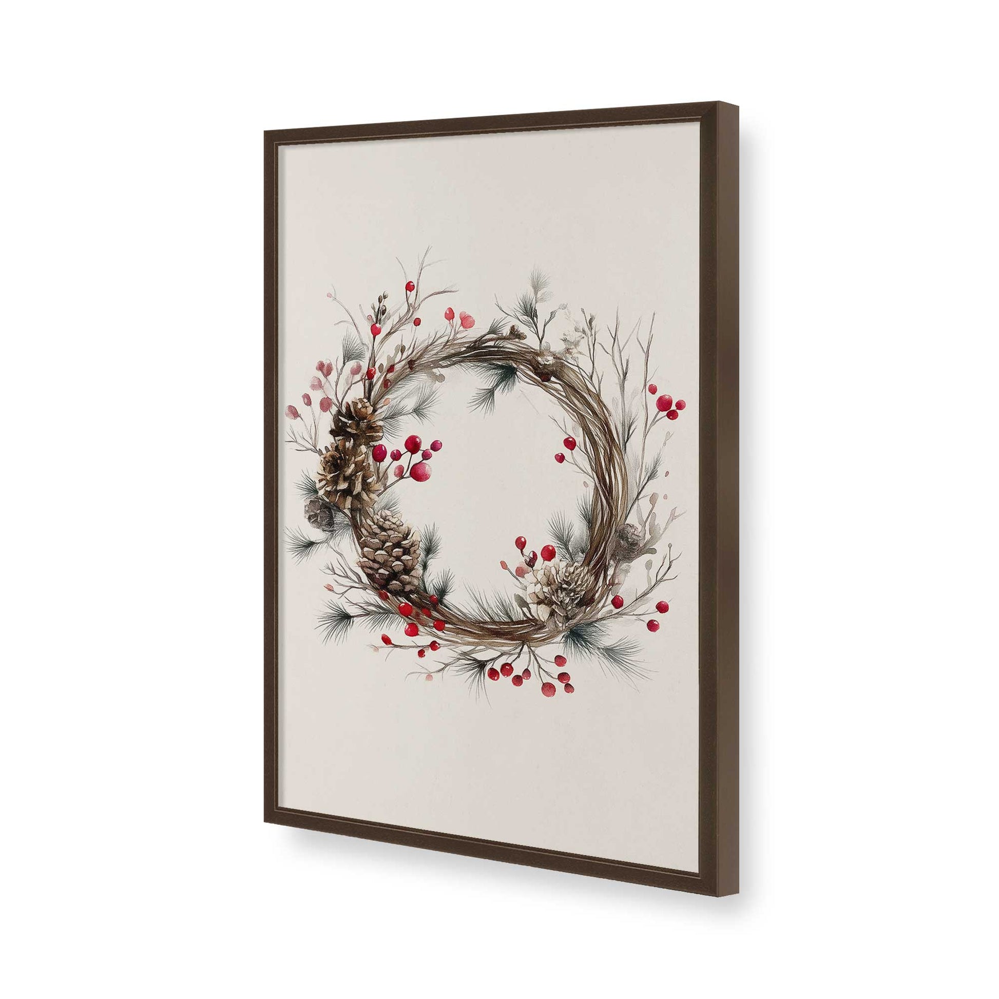 [Color:Belvinder Brown], Picture of art in a Belvinder Brown frame of the corner