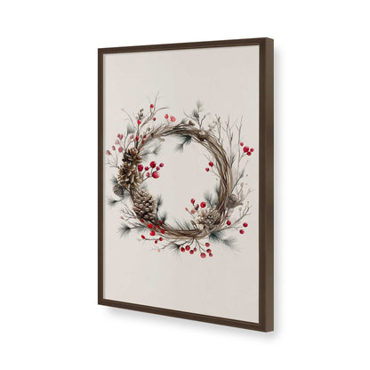 [Color:Belvinder Brown], Picture of art in a Belvinder Brown frame of the corner