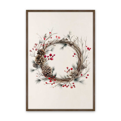 [Color:Walnut], Picture of art in a Walnut frame