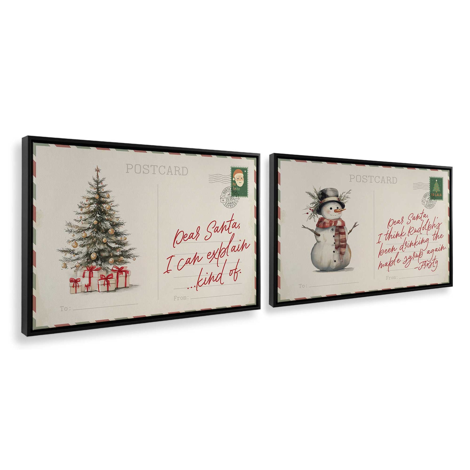 [Color:Satin Black], Picture of art in a Satin Black frame at an angle