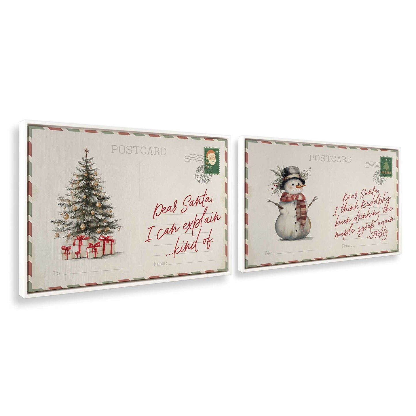 [Color:Opaque White], Picture of art in a White frame at an angle