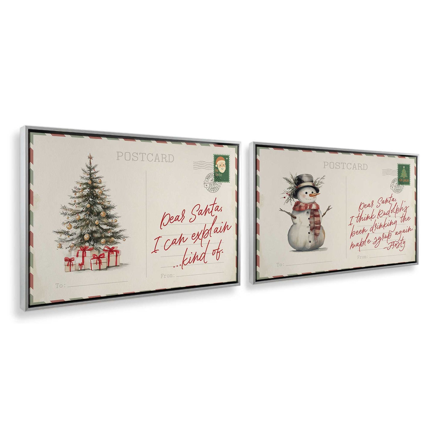 [Color:Polished Chrome], Picture of art in a Polished Chrome frame at an angle